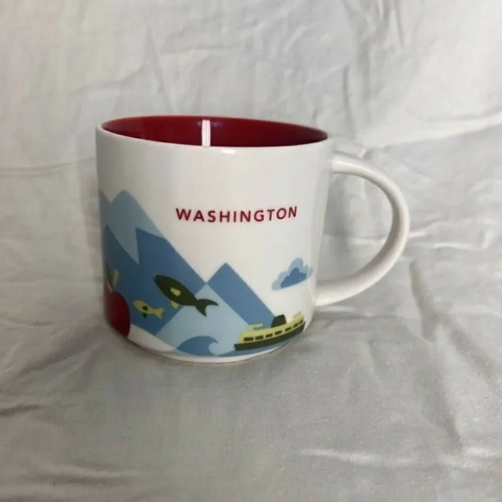 Starbucks Mug Washington You Are Here Collection 14 oz Coffee 2017